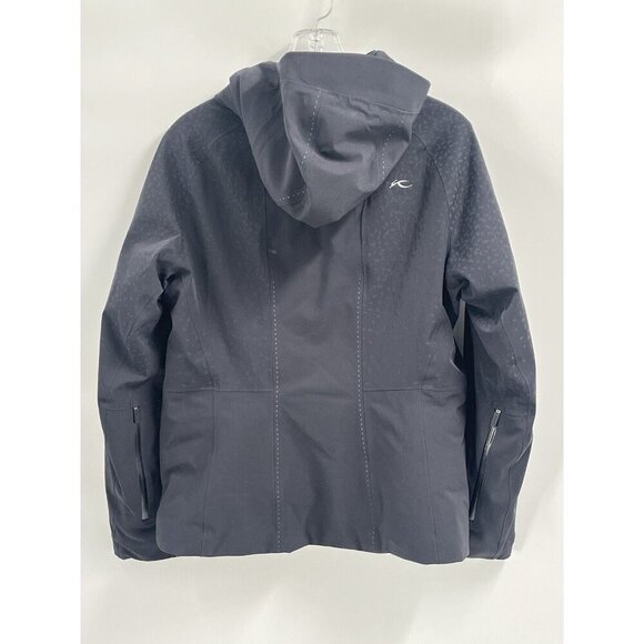 KJUS Evolve Jacket Black Hooded Fast II20 Winter Sz 42 XL Womens Ski Parka - Picture 4 of 7